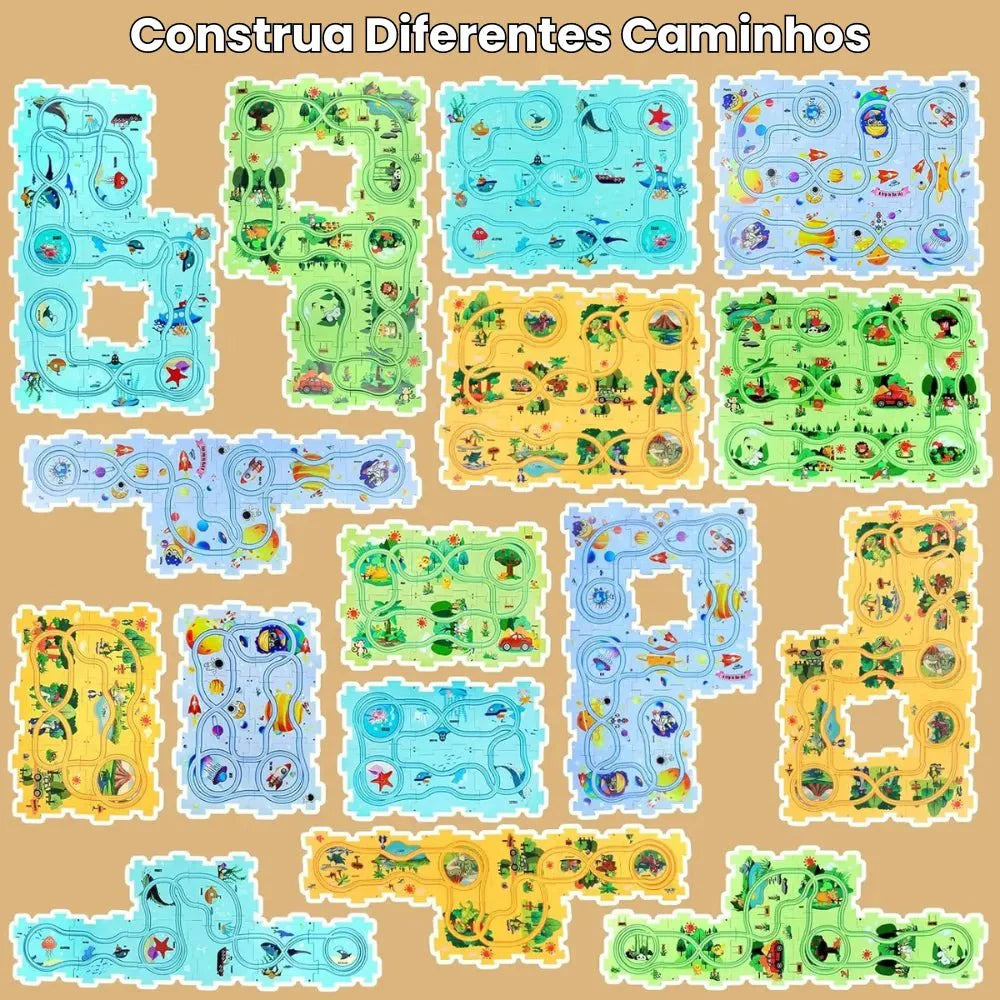 SmartTrack Kids – Pista Criativa de Engenharia - Creative Brinquedos