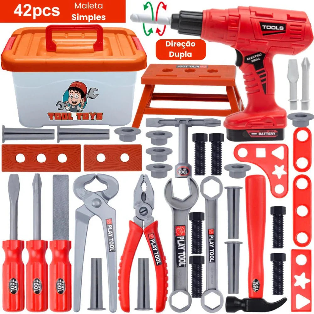 ToolMaster Kids – Kit de Ferramentas Infantil - Creative Brinquedos