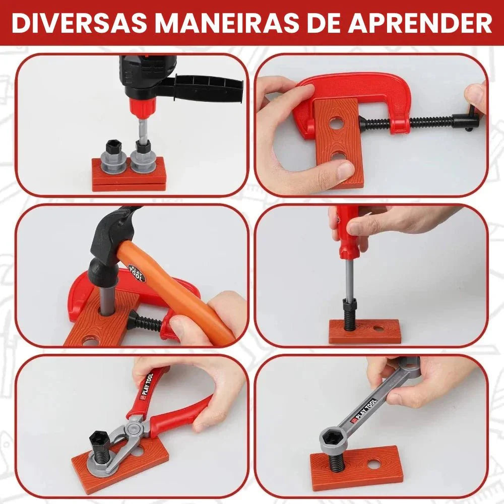 ToolMaster Kids – Kit de Ferramentas Infantil - Creative Brinquedos