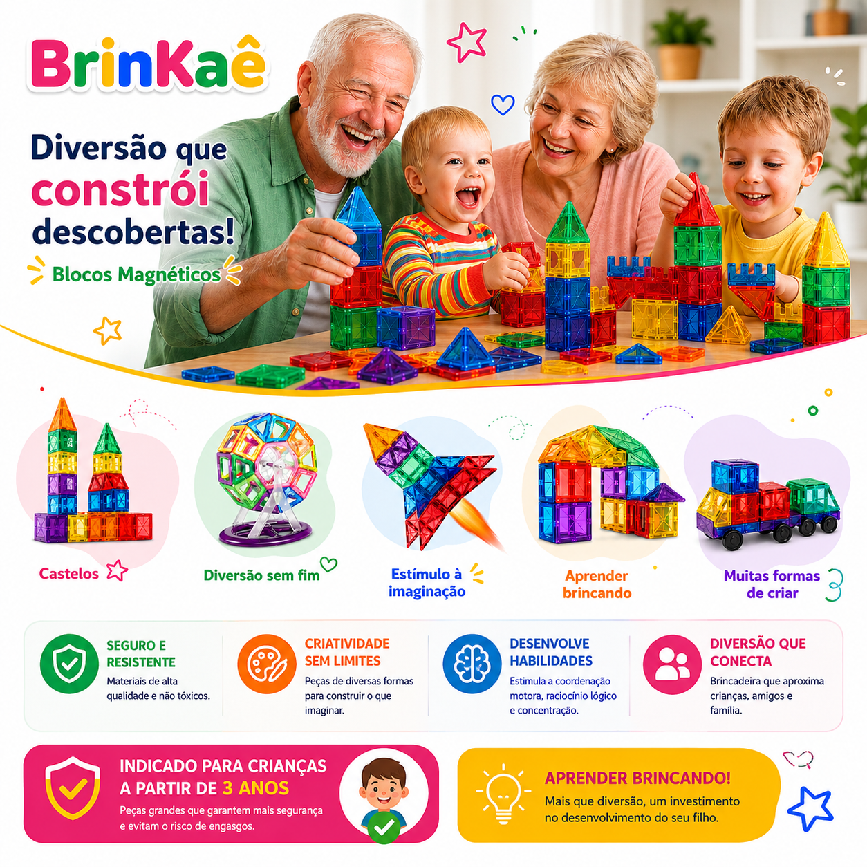 MagnaBuild – Blocos Magnéticos Educativos