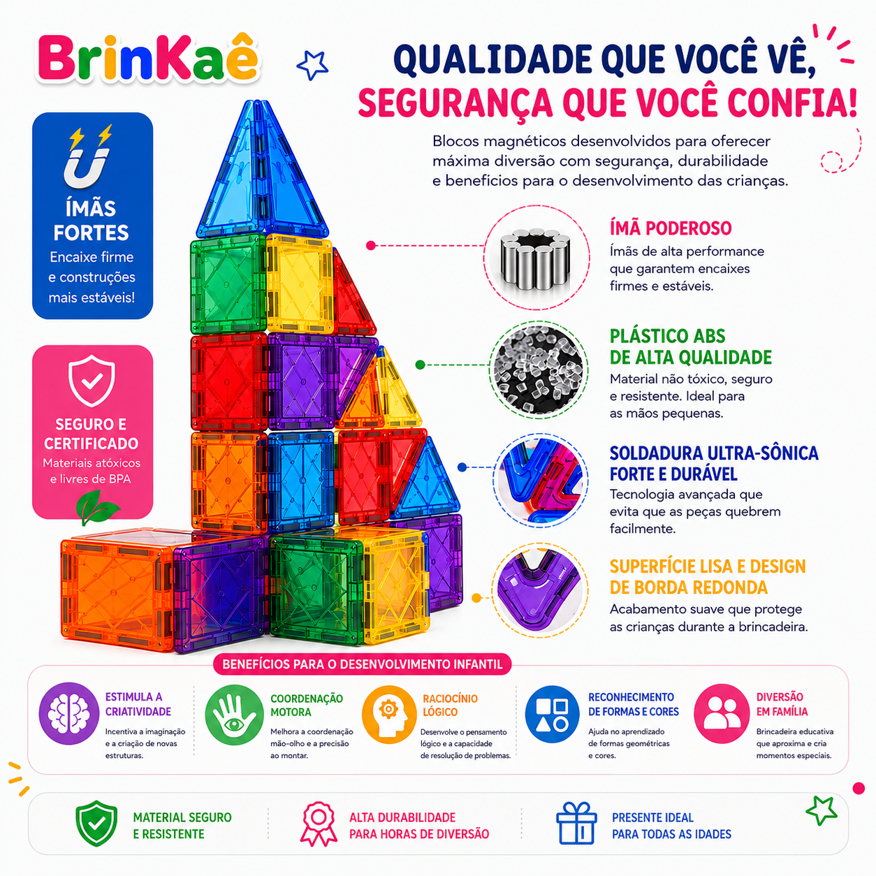 MagnaBuild – Blocos Magnéticos Educativos