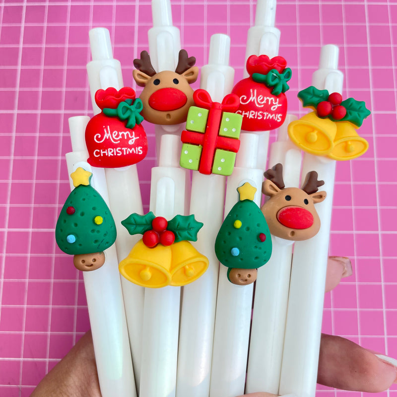 Caneta Natal click diversas