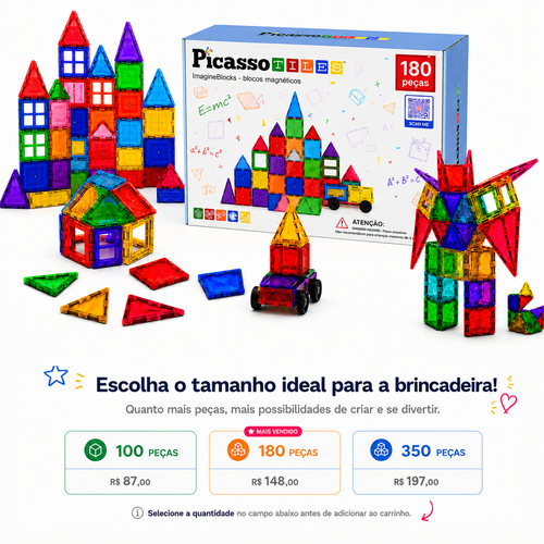 MagnaBuild – Blocos Magnéticos Educativos