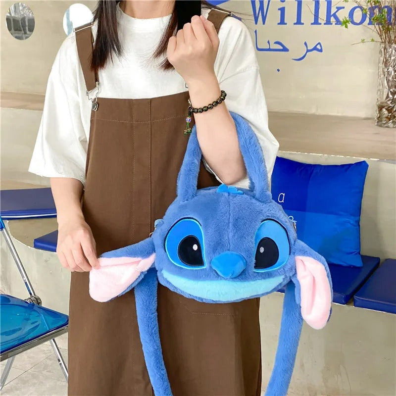 Stitch! Bolsinha de pelúcia para crianças e adultos