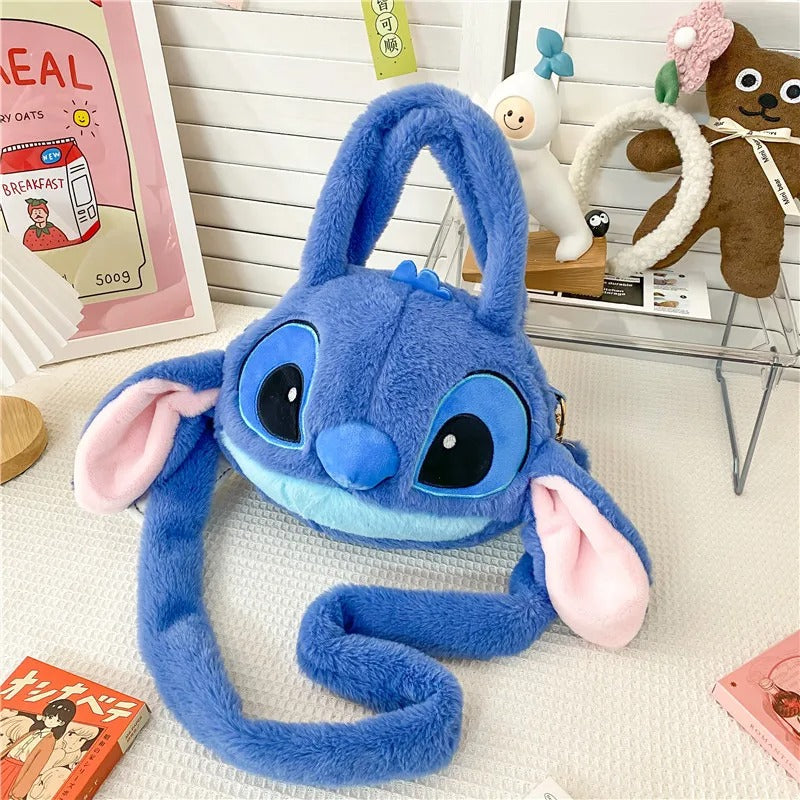 Stitch! Bolsinha de pelúcia para crianças e adultos