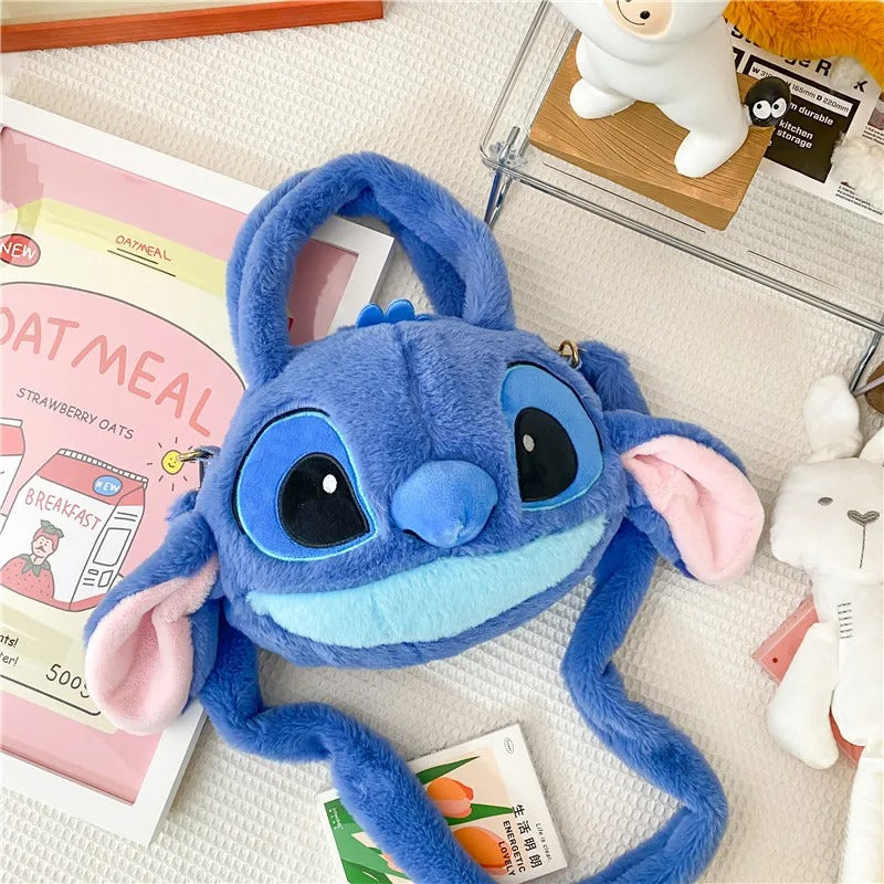 Stitch! Bolsinha de pelúcia para crianças e adultos