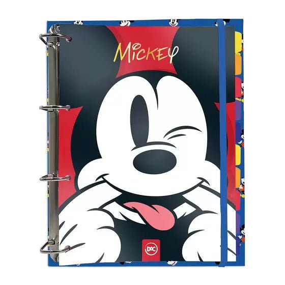 Caderno argolado universitário Mickey - Ladies Creative