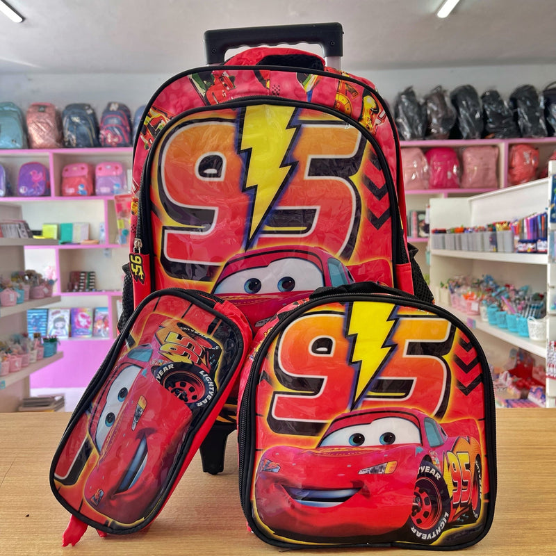 Kit mochila escolar Carros | carrinho - Ladies Creative