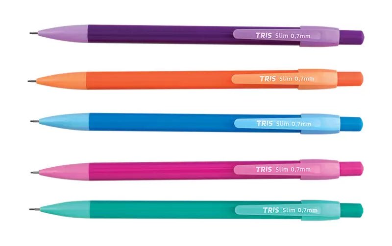 Lapiseira 0.7mm Slim Basic Cores - Tris