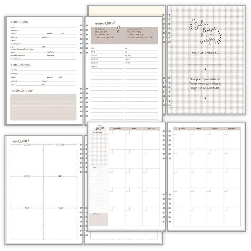 Planner compacto mensal - Ladies Creative