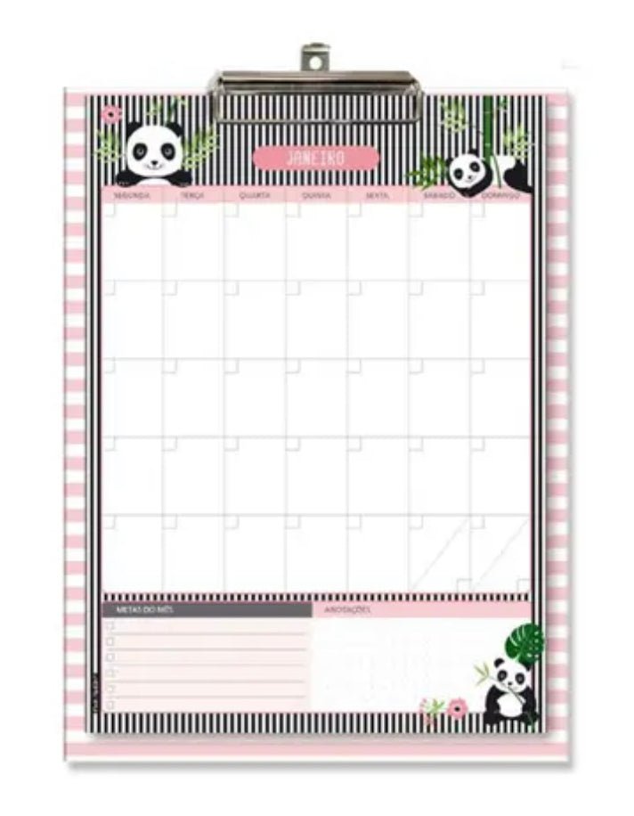 Prancheta Planner Fina ideia - Ladies Creative